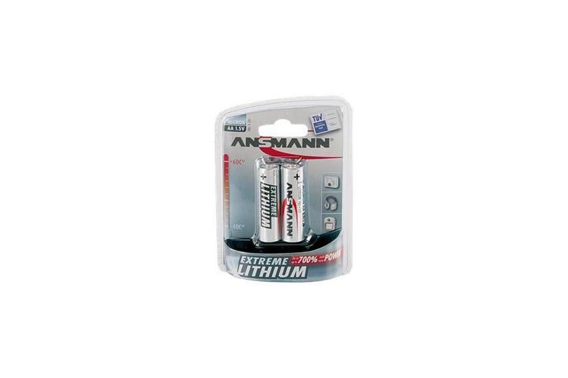 Ansmann Mignon Extreme Lithium Batteri   2 X Aa Type   Li
