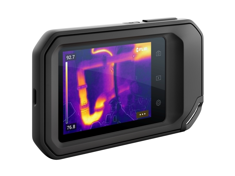 Flir C3 X   Varmebilledkamera   Kompakt   0 012 Mp   Wi Fi  Bluetooth   Sort