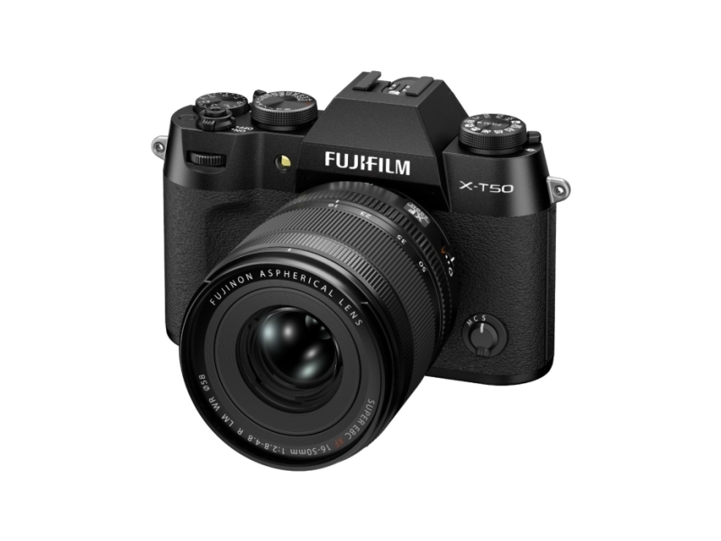 Fujifilm X T50 Systemkamera   16 50 Mm Objektiv  Sort