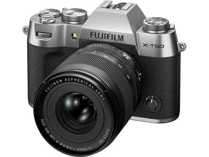 Fujifilm X  T50   Xf 16 50mm  40 2 Mp  7728 X 5152 Pixel  X Trans Cmos 5 Hr  6 2k  Berøringsskærm  Sølv