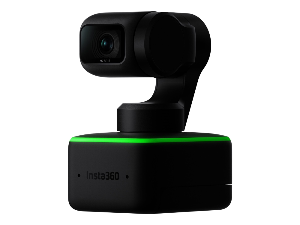 Insta360 Link   Webcam   Panonering   Hældningsvinkel   Farve   3840 X 2160   Audio   Usb 2 0   Mjpeg  H 264   Dc 5 V