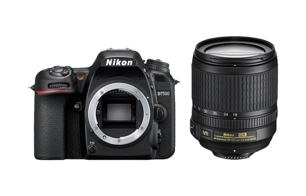 Nikon D7500  20 9 Mp  5568 X 3712 Pixel  Cmos  4k Ultra Hd  Berøringsskærm  Sort