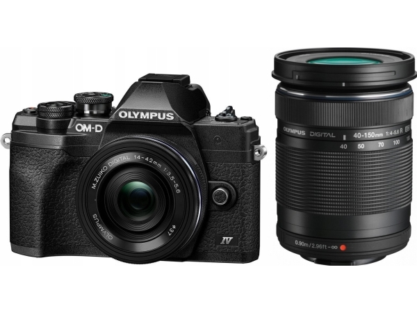 Olympus Om D E M10 Mark Iv   Ed 14 42mm   Ed 40 150mm  20 3 Mp  5184 X 3888 Pixel  Live Mos  4k Ultra Hd  Berøringsskærm  Sort