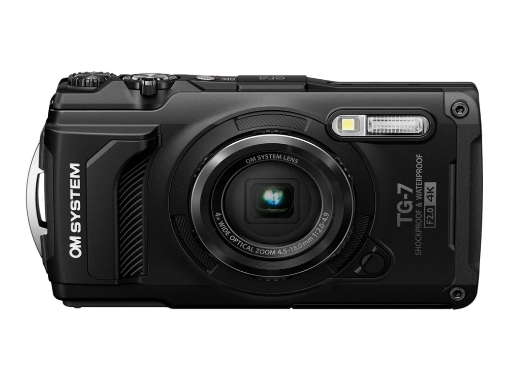 Olympus Tough Tg 7   Digitalkamera   Kompakt   12 0 Mp   4k   30 Fps   4x Optisk Zoom   Wireless Lan  Bluetooth   Undervands Op Til 15 M   Sort
