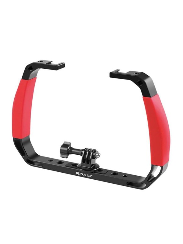 Puluz Underwater Diving Rig For Action Cameras  Red