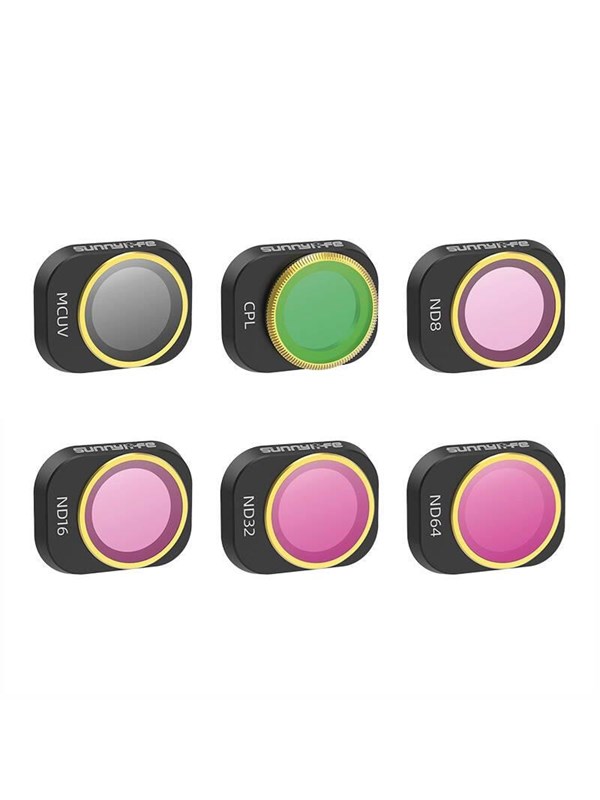 Sunnylife 6 Lens Filters Mcuv Cpl Nd8 16 32 64 For Dji Mini 4 Pro