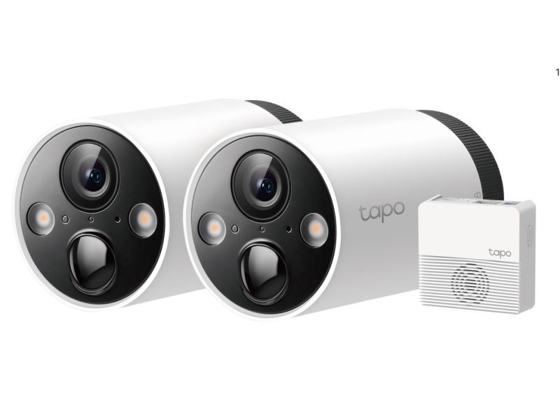 Tp Link Tapo C420s2  Ip Sikkerhedskamera  Indendørs   Udendørs  Trådløs  Væg  Hvid  Pære